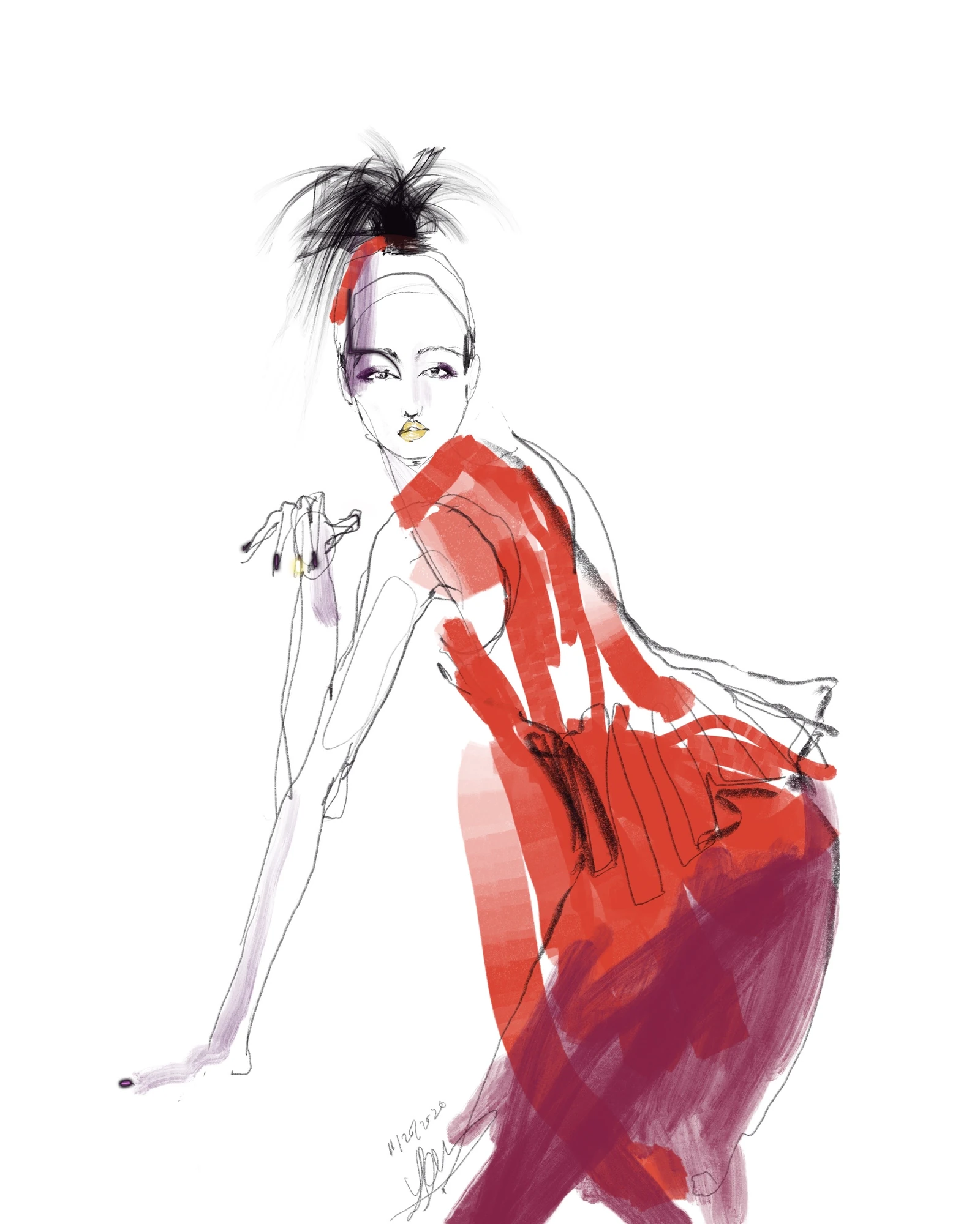 Fashion illustration