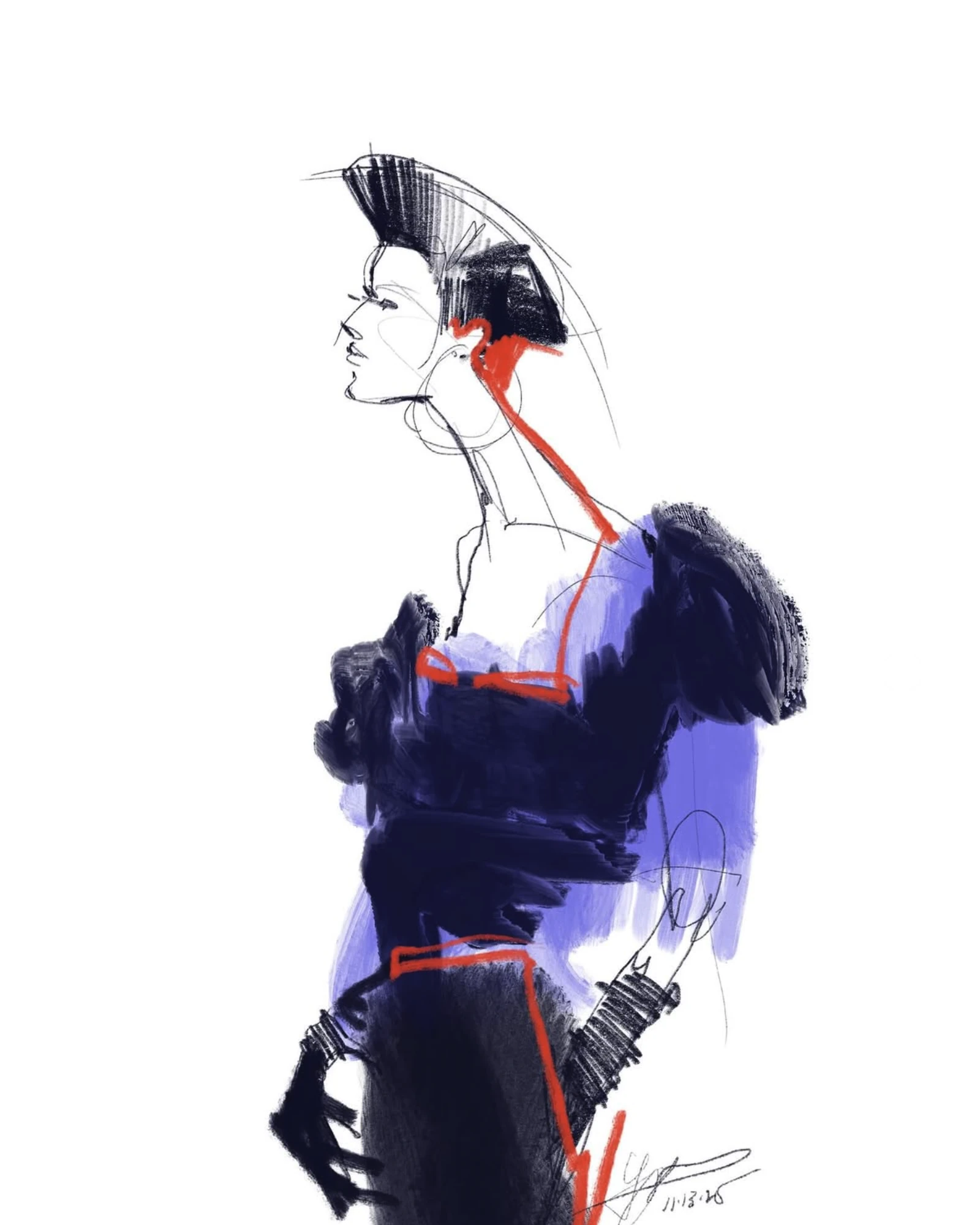 Fashion illustration