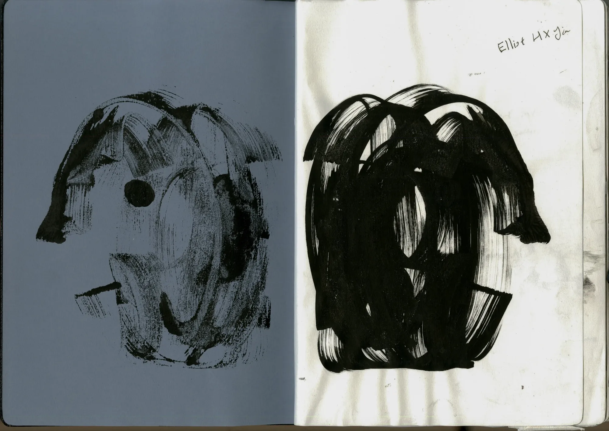 Lune Blanche, Sketchbook